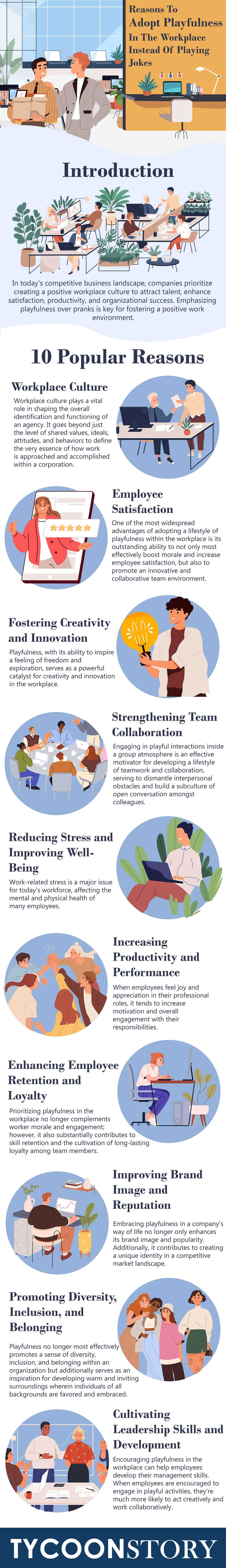 10 Popular Reasons To Adopt Playfulness In The Workplace Instead Of Pulling Jokes [INFOGRAPHIC]