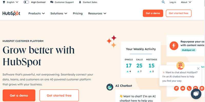 HubSpot- A blog for learning how to grow a business