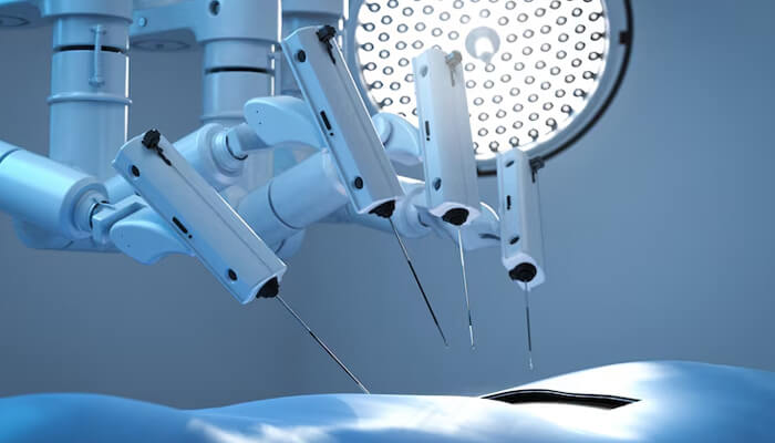 Robotic-assisted surgery at dubai hospitals showcasing cutting-edge medical technology and precision healthcare.
