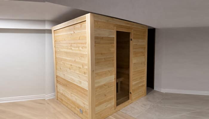 Is installing an indoor sauna a major renovation
