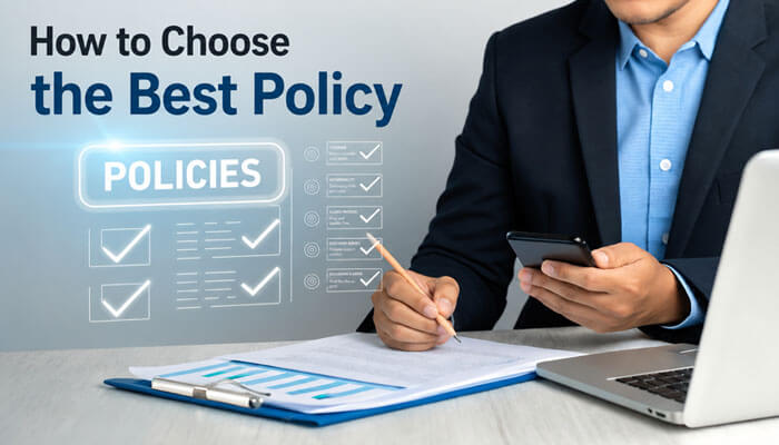 A return of premium life insurance policy is compared by a professional reviewing coverage options, benefits, and policy terms.