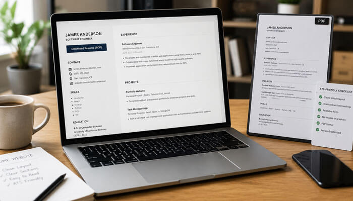 How to Build a Resume Website: Examples, Tips & Templates