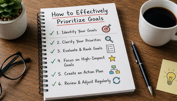 Which of the Following Is Not a Necessary Step to Effectively Prioritize Goals? Answer Explained