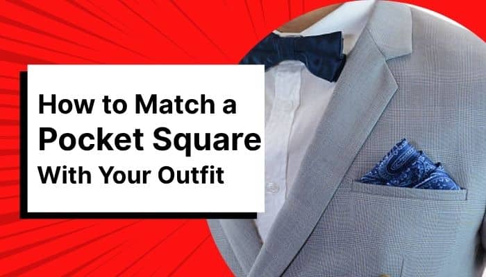 How to Fold a Pocket Square and match it with your outfit using a stylish blue patterned pocket square paired with a light gray suit and navy bow tie for a refined, coordinated formal look.