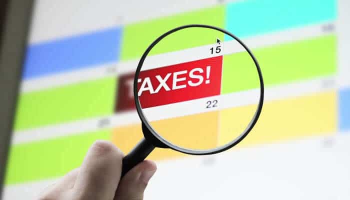 Examine taxes across the full timeline