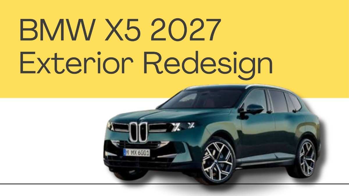 Bmw x5 2027 exterior redesign showcasing the luxury suv’s updated styling, modern design elements, and premium road presence.