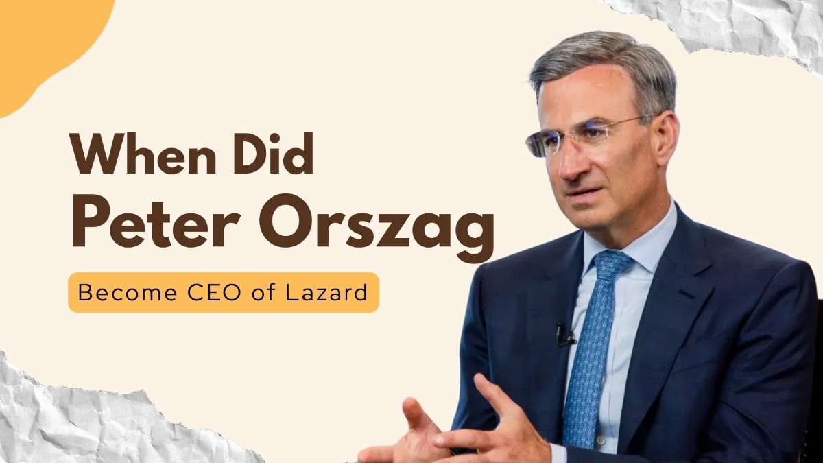 Peter Orszag Hair: Hairstyle, Executive Image & Lazard Leadership