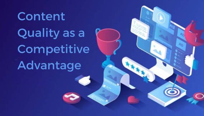 Eurogamersonline heladon temna content quality strategy illustration featuring digital media, ratings, engagement icons, and online publishing tools for competitive growth.