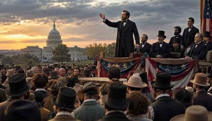 What did popular sovereignty mean before the civil war? - tycoonstory | tycoonstory media Popular sovereignty depicted through a historical-style public political gathering, illustrating 19th-century debates over citizen authority, representation, and territorial self-government.